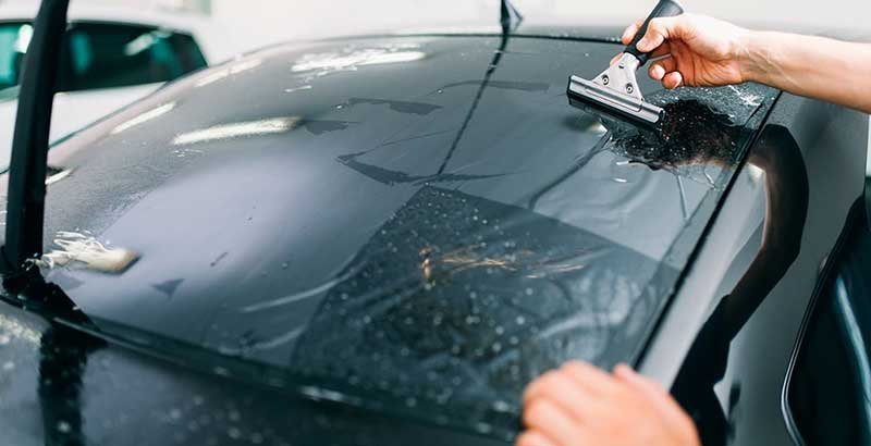 Removing Air Bubbles window tint